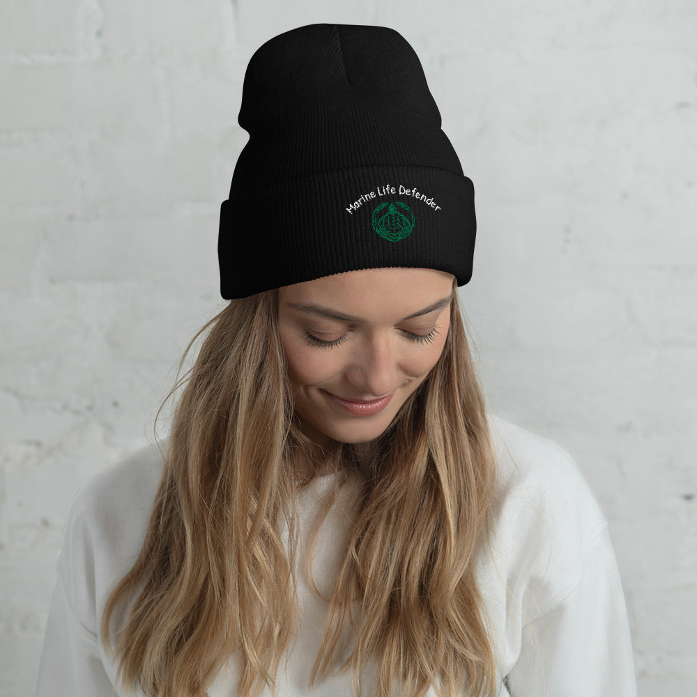 Marine Defender Sea Turtle Outline Beanie