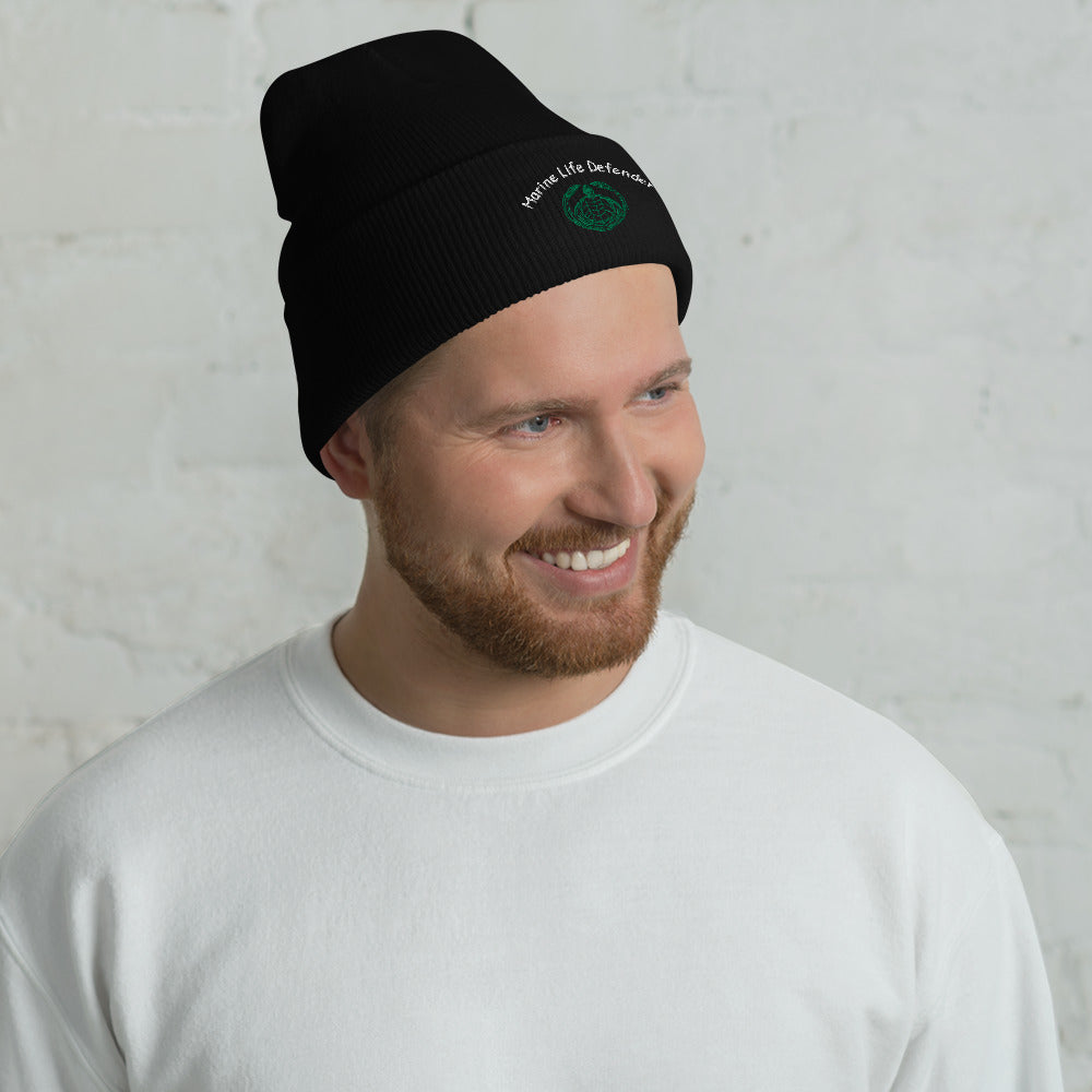 Marine Defender Sea Turtle Outline Beanie