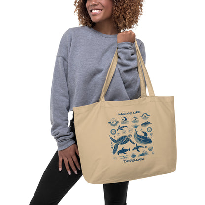 Marine Life Defender Tote Bag