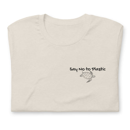 Say No to Plastic Sea Turtle Awareness T-Shirt