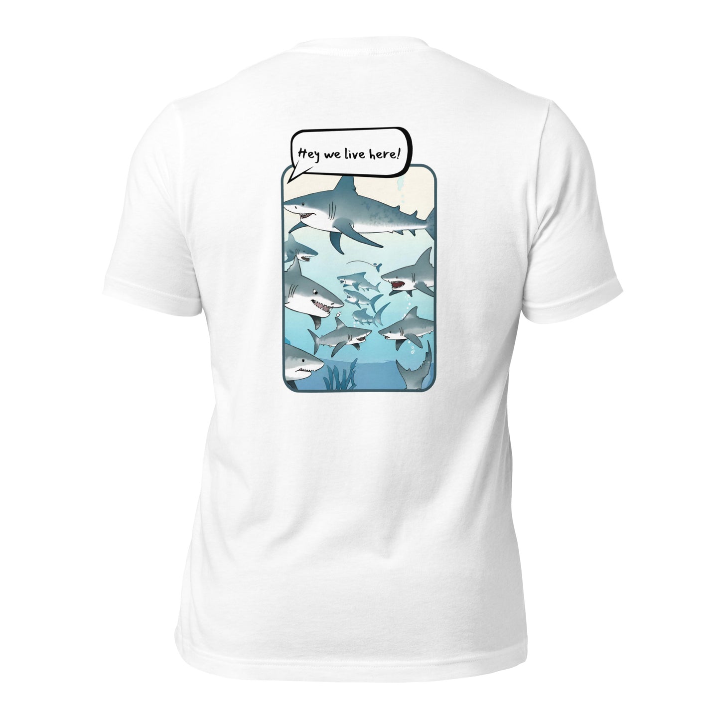 Shark-Infested Waters Humor T-Shirt