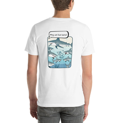 Shark-Infested Waters Humor T-Shirt