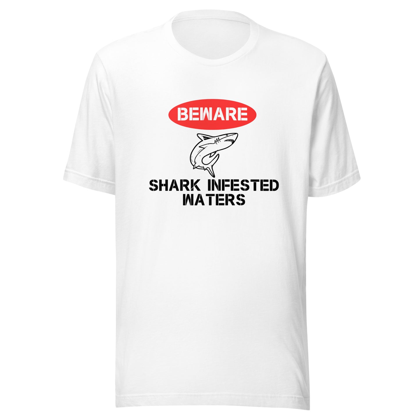 Shark-Infested Waters Humor T-Shirt