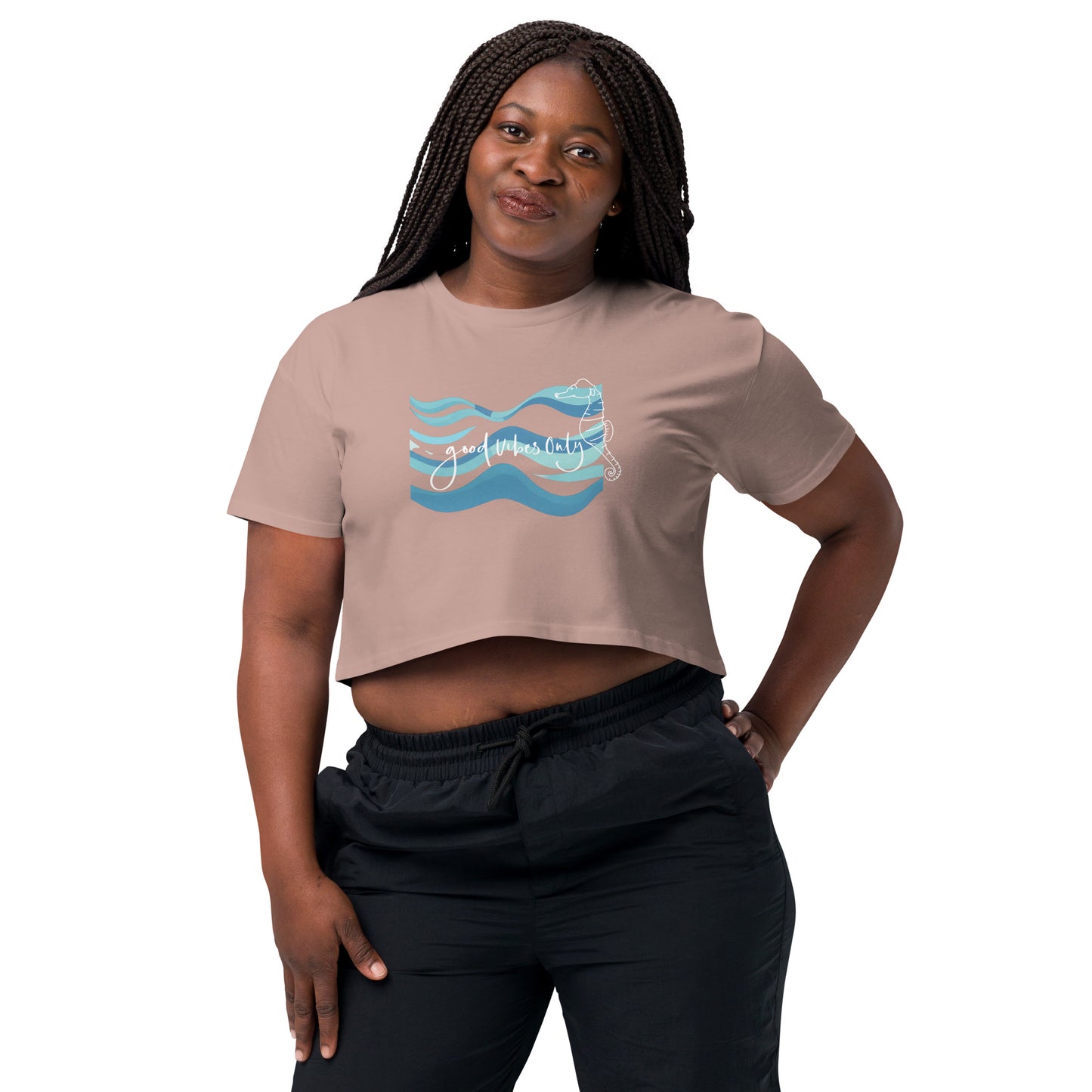 Good Vibes Only Women's Crop Top